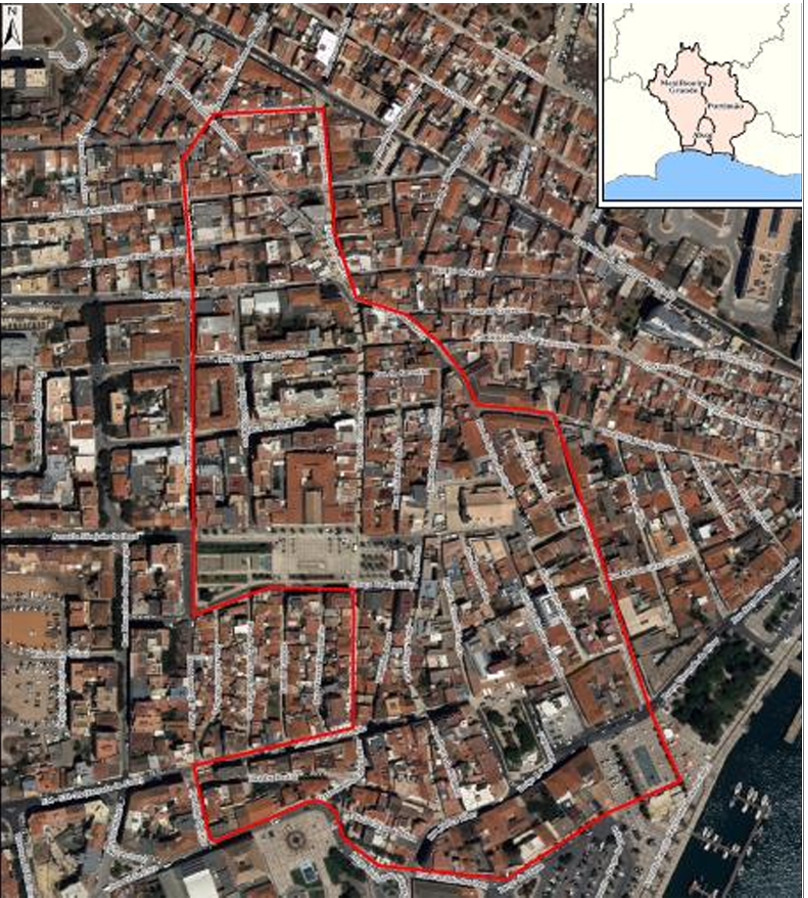 Mapa do Bairro Comercial Digital de Portimão